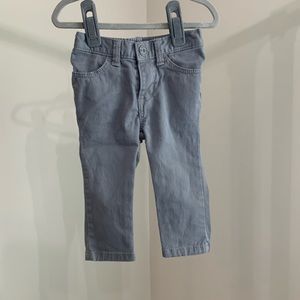 Old Navy Unisex Baby/Toddler 360 Stretch Skinny Jeans 12-18M in Gray “Chrome”